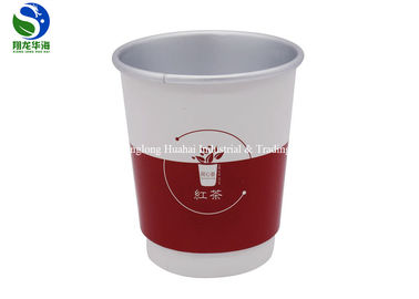 Compostable Custom Logo Hot Double Wall Insulated Paper Coffee Cups For 500ml Capacity